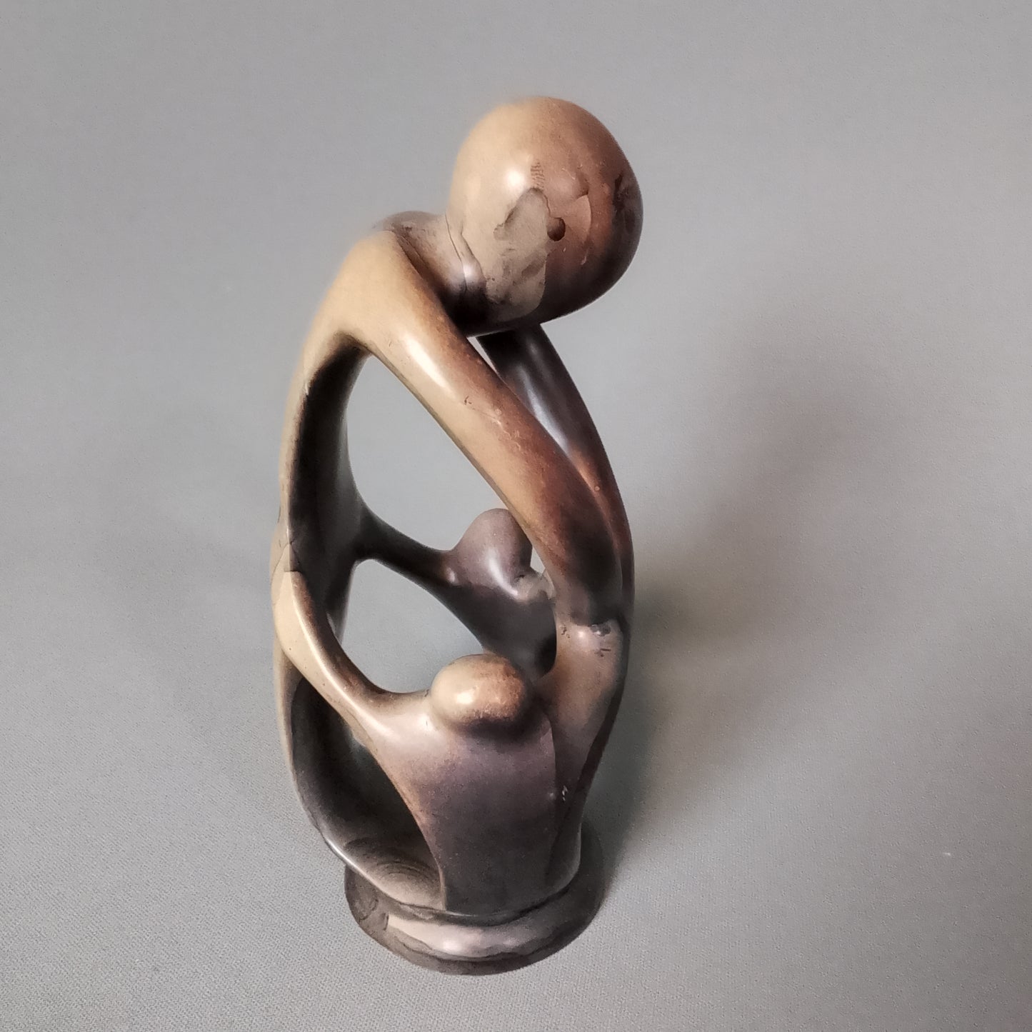 Stone sculpture, mother with children