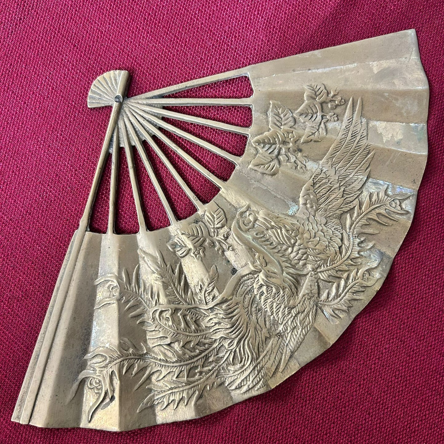 Vintage Brass Fan