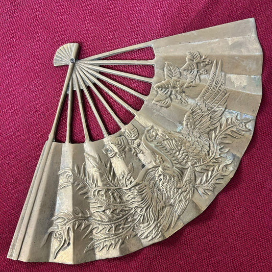 Vintage Brass Fan